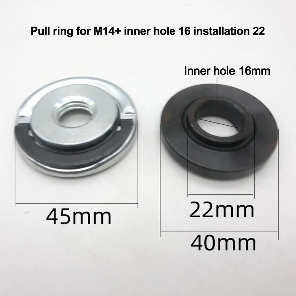 For M14 Quick Release Self-Locking Grinder Pressing Plate Angle Grinder Flange Nut Power Chuck Set Replacement Clamping Tool Oasis Select F
