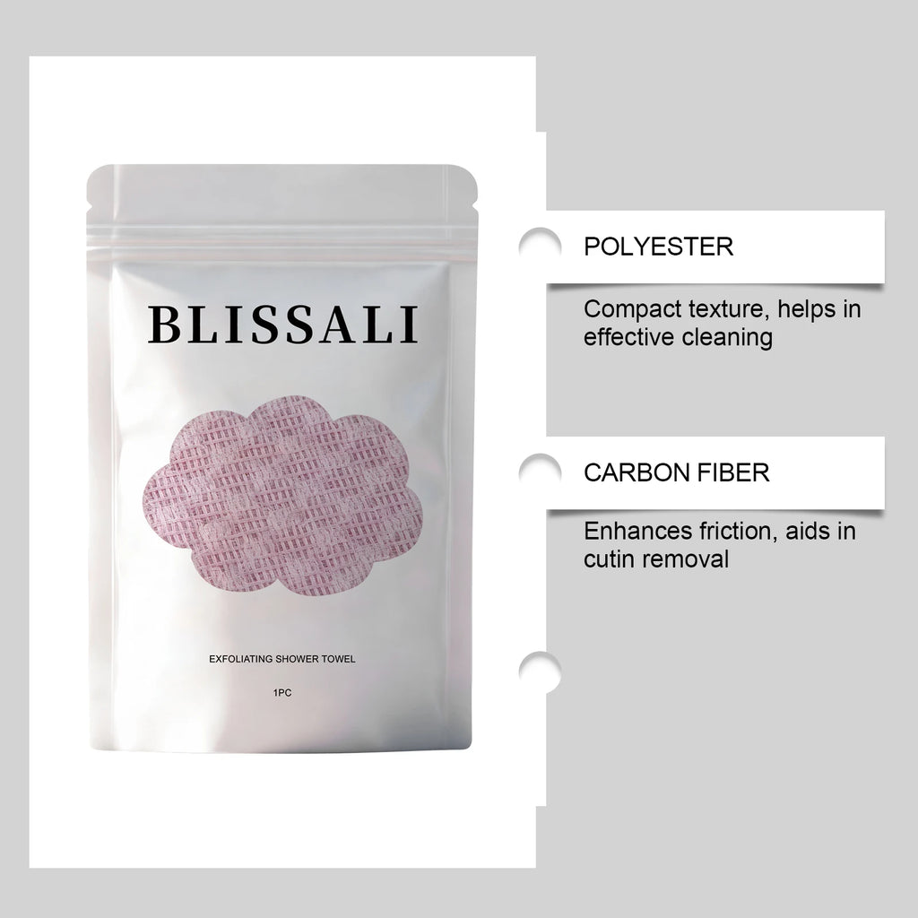 Exfoliating Towel – Gentle, Soft & Skin-Friendly Scrub Cloth Exfoliating Scrub Towel Oasis Select