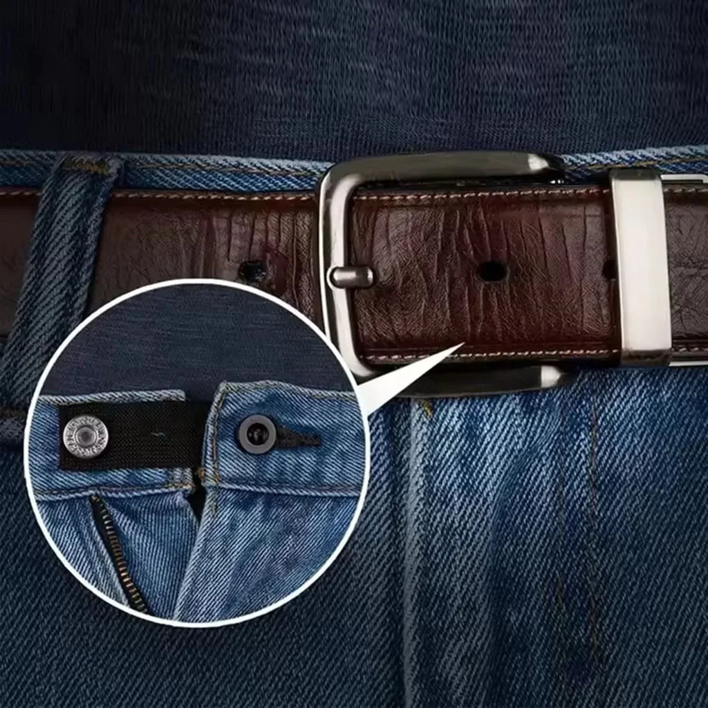 5pcs Pant Extender Belt for Extending Jeans Pants Waist Extender Buttons Pants Adjustable DIY Sewing Supplies Oasis Select