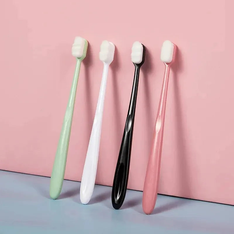 5/10Pcs Ultra Fine Soft Toothbrush, Million Nanometer Bristle Toothbrush, Deep Cleaning Teeth, Portable Oral Care Brush Oasis Select