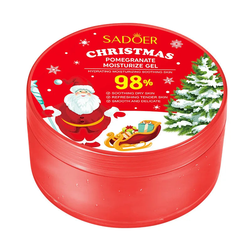 300g Christmas Pomegranate Moisturizing Gel, Aloe Vera Gel Cream Skin Refresh & HydrateNourishes The Skin Oasis Select 300g
