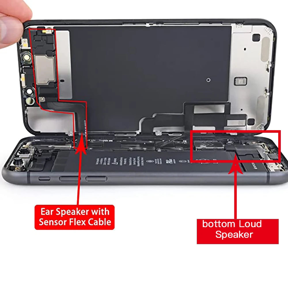 iPhone X XR XS 11 Pro Max Dual Speaker Replacement with Flex Cable