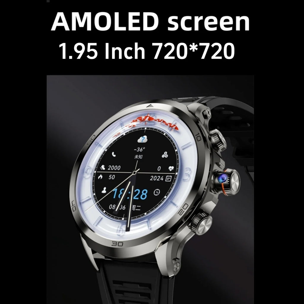 GOLDENSPIKE H19 Android 10 4G Smartwatch GPS AMOLED Camera