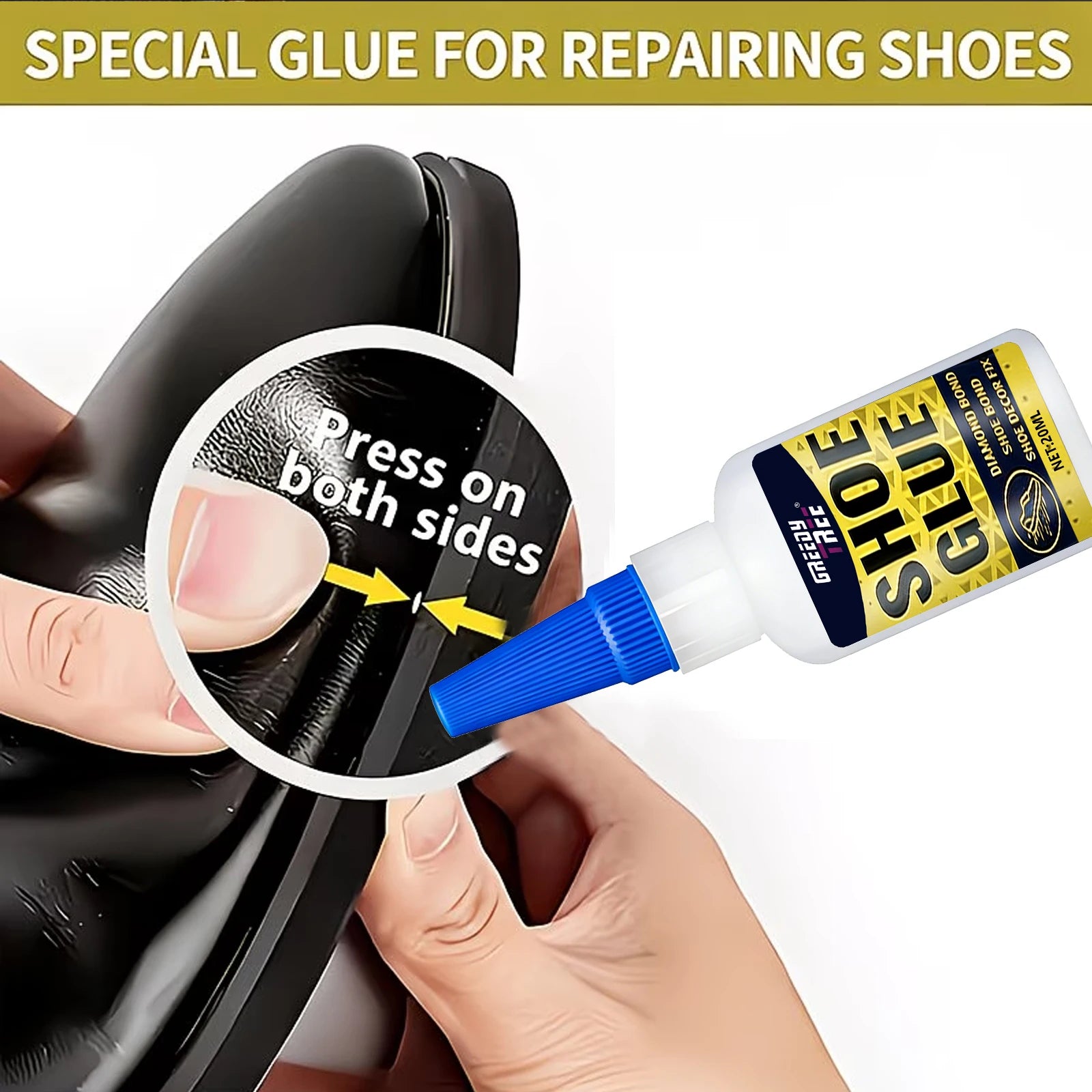 Super Strong Shoe Glue – Quick-Dry Footwear Repair Adhesive