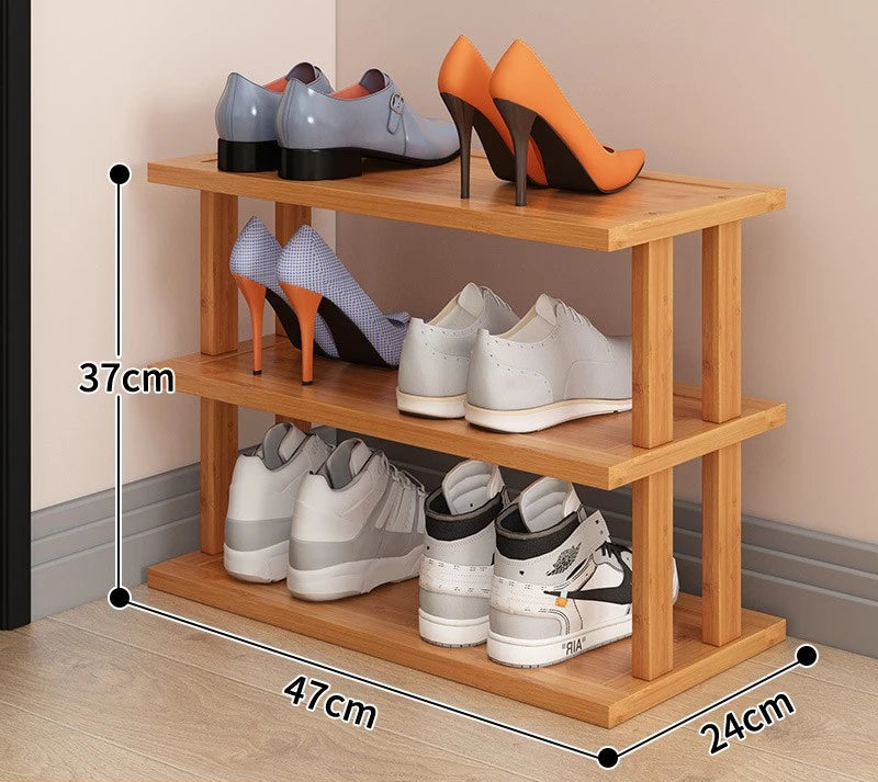 Home economy door multi-layer shoe storage artifact saves space, rental house shoe cabinet, shoe rack Oasis Select 3 layers 47
