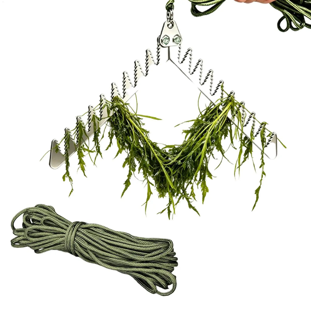 Pond Grass Cutter Foldable Serrated Grip Plant Catcher with 65.6ft Rope Pond Razor Rake for Underwater Dock Canal Shore Beach Oasis Select