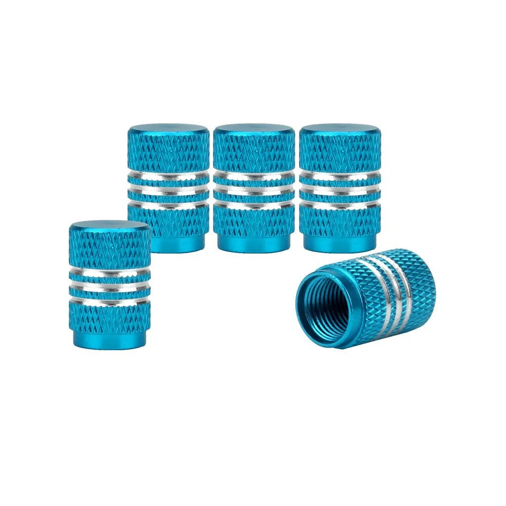 Colorful car tires, aluminum alloy colored valve caps, sedan metal valve caps, valve caps Oasis Select 4pcs