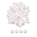 50Pcs Practical Exterior Hole Ornament Hardware Screw Decor Furniture Hole Covers Protective Cap Dust Plug Stopper Oasis Select 8mm-white
