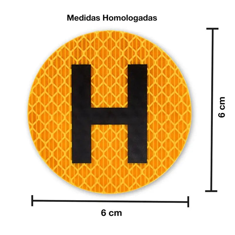 Magnetic Car Stickers Reusable Magnet Bumper Decals With H Sign Badge Historical Vehicle Emblem For Auto Moto Decorative Sticker Oasis Select 1pc