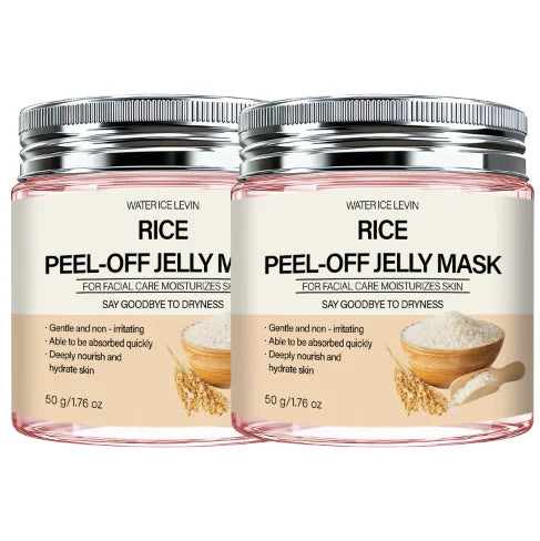 Rice Peel-Off Jelly Mask – Collagen & Hyaluronic Acid Firming Peel-Off Face Mask Oasis Select WHITE 50g