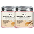 Rice Peel-Off Jelly Mask – Collagen & Hyaluronic Acid Firming Peel-Off Face Mask Oasis Select WHITE 50g