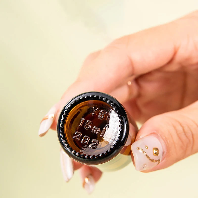 5ml-100ml Dropper Bottles With Scale Reagent Eye Drop Amber Glass Aromatherapy Liquid Pipette Bottle Refillable Bottles Travel Oasis Select