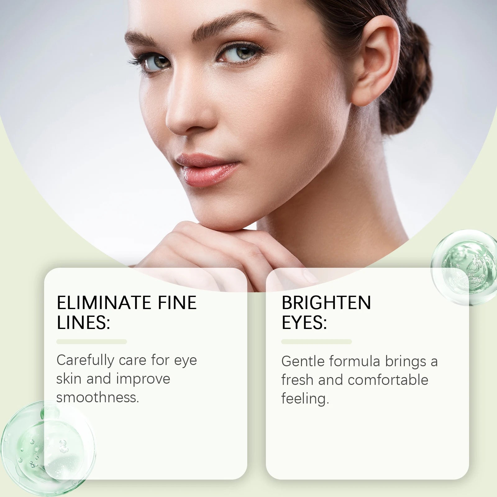 Collagen Eye Serum Cream Anti Dark Circles Eye Bags Eyes Puffy Repair Brightening Tighten Lifting Moisturizing Under Eye Roller Oasis Select