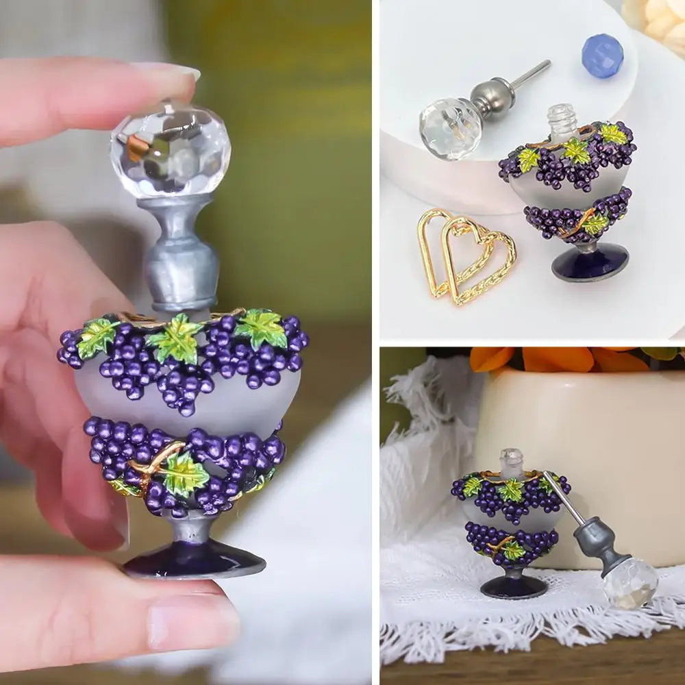 Crystal Vintage Style Perfume Bottle Refillable Perfume Atomizer Perfume Dispensers For Beauty Salon Arab Style Oasis Select