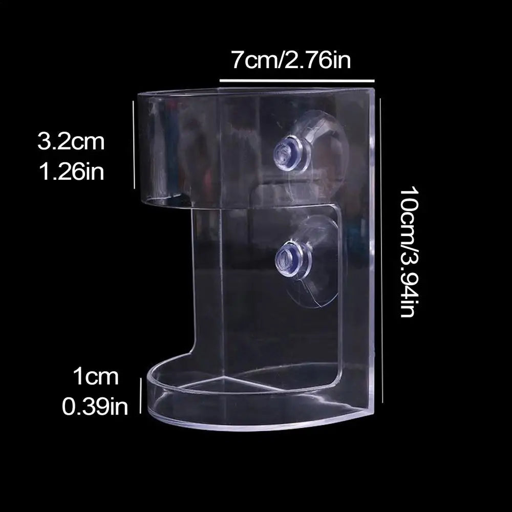 Fish Food Dispenser Transparent Fish Feeding Dish Large Capacity Anti-Drifting Suction Shrimp Feeding Dish for Hatchery Breeding Oasis Select PP