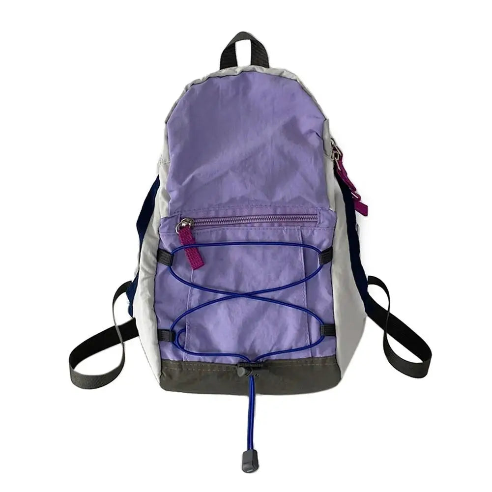 Lightweight Nylon Drawstring Backpack – School, Travel & Outdoor