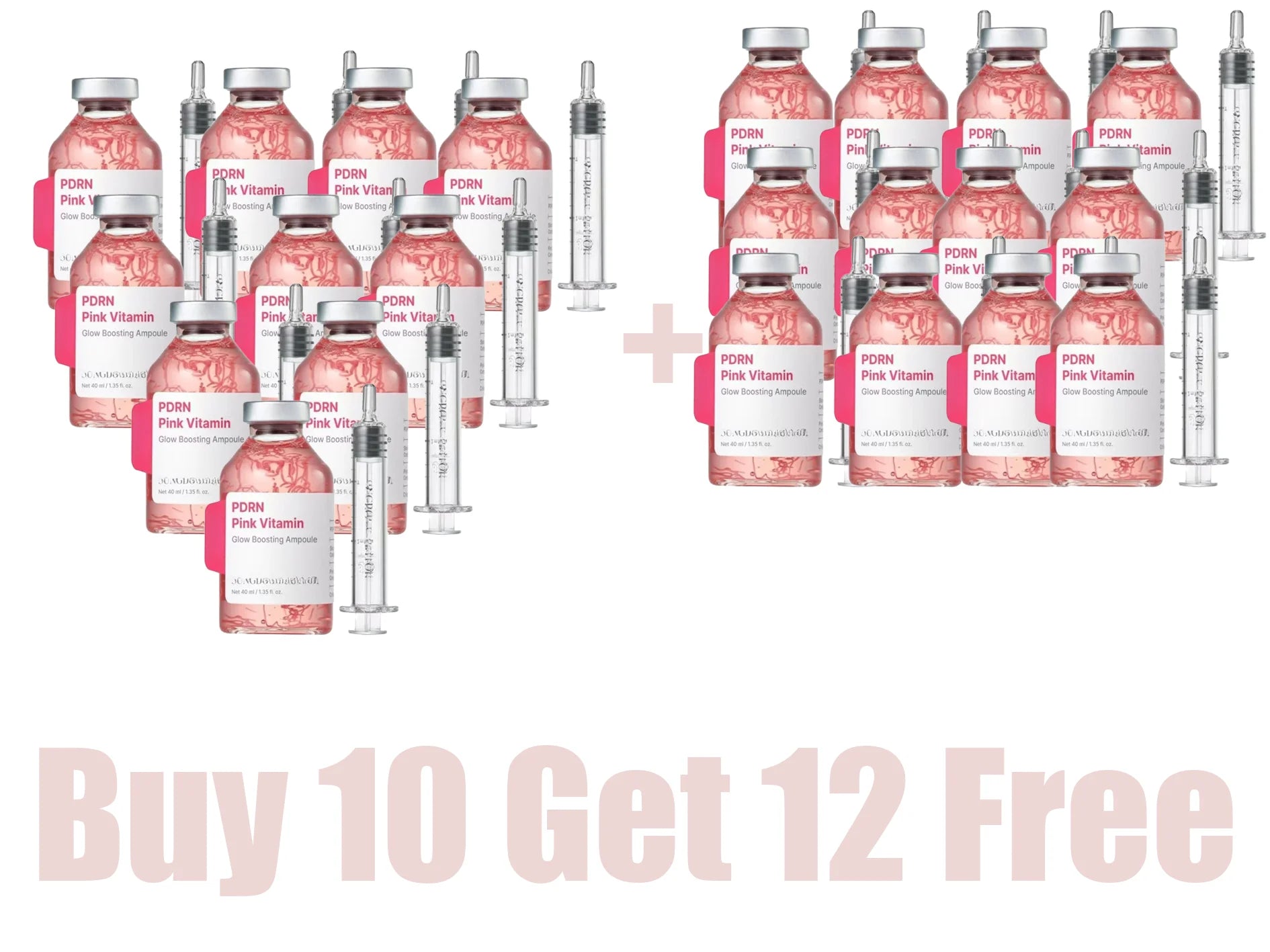 Deep Collagen Essence - Peptide Intensive Activation, Pink PDRN Stem Cell Ampoule, Brightening, Moisturizing, Skincare Oasis Select BUY 10 GET 12 FREE