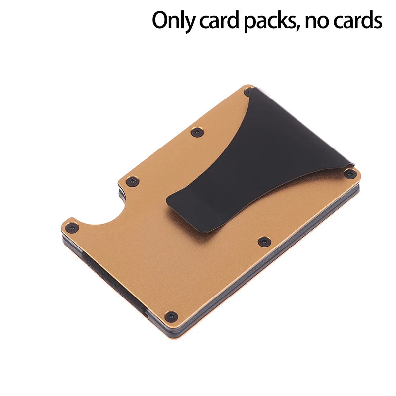 Slim RFID Minimalist Wallet – Card Holder & Money Clip