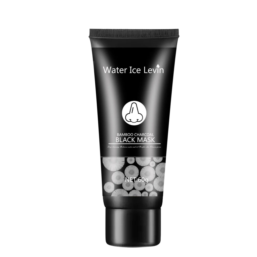 Bamboo Charcoal Peel-Off Black Mask – Blackhead & Pore Cleanser Peel-Off Face Mask Oasis Select A bottle