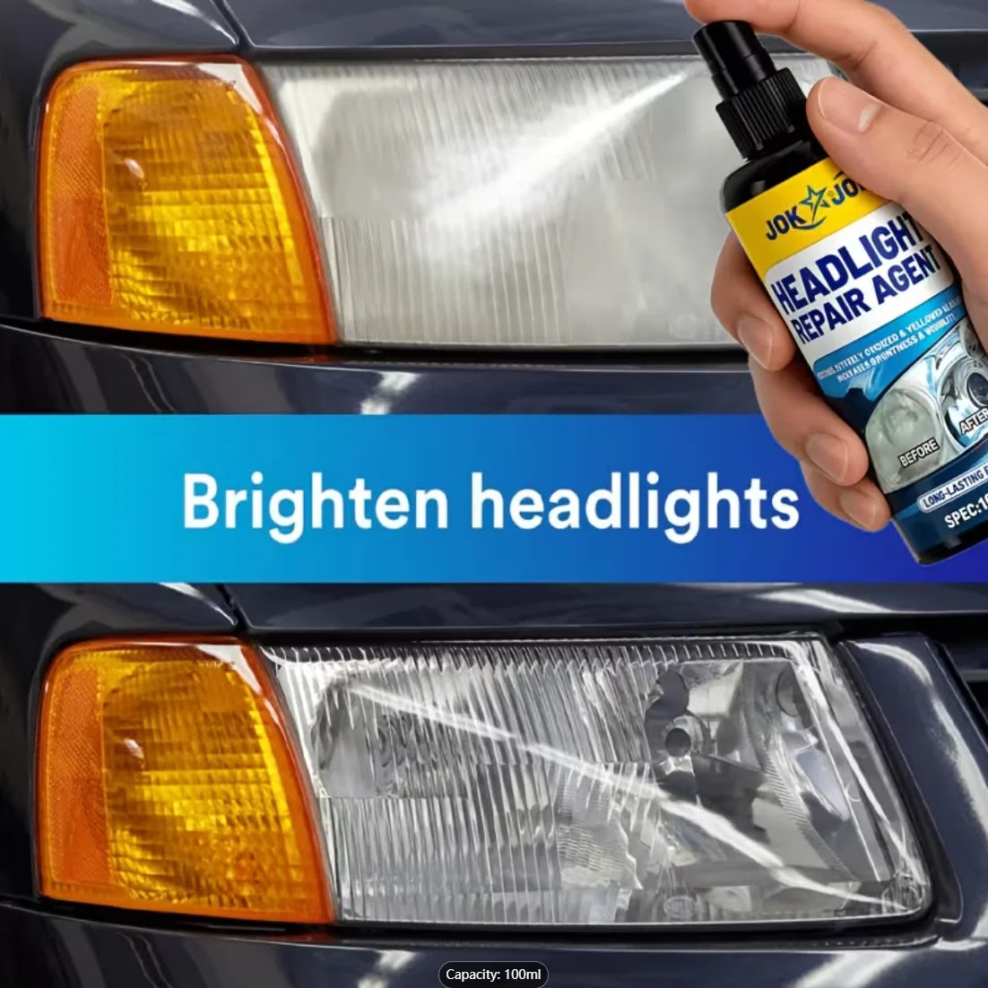 Headlight Restorer – Polish & Restore Clarity to Foggy Lenses Headlight Restorer Oasis Select