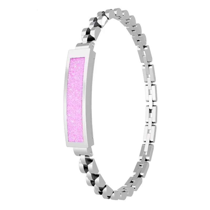 Ultra Thin Wristband Lady Waterproof Smart Chain Bracelet For Women Bluetooth Connected APP Sleep Heartrate Monitor Multi Sports Oasis Select PUSVSVM