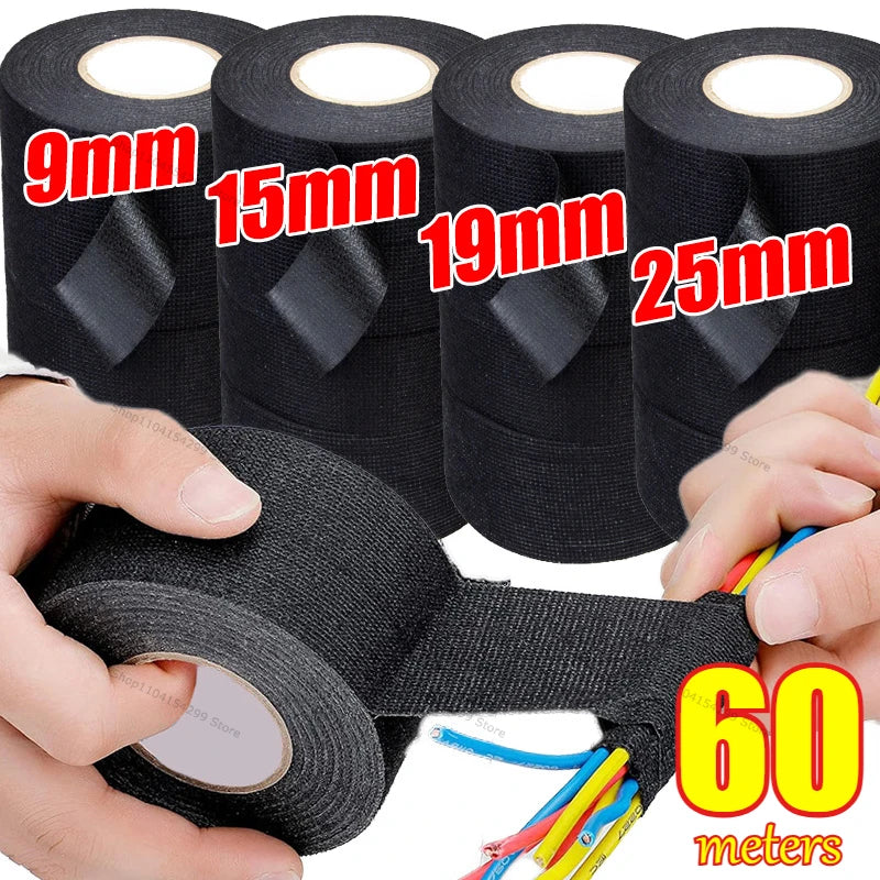 Automotive Cloth Tape Electrical Insulating Fabric Tapes Heat Resistance Thermal Car Tape Waterproof Soundproof Wires Tape Oasis Select