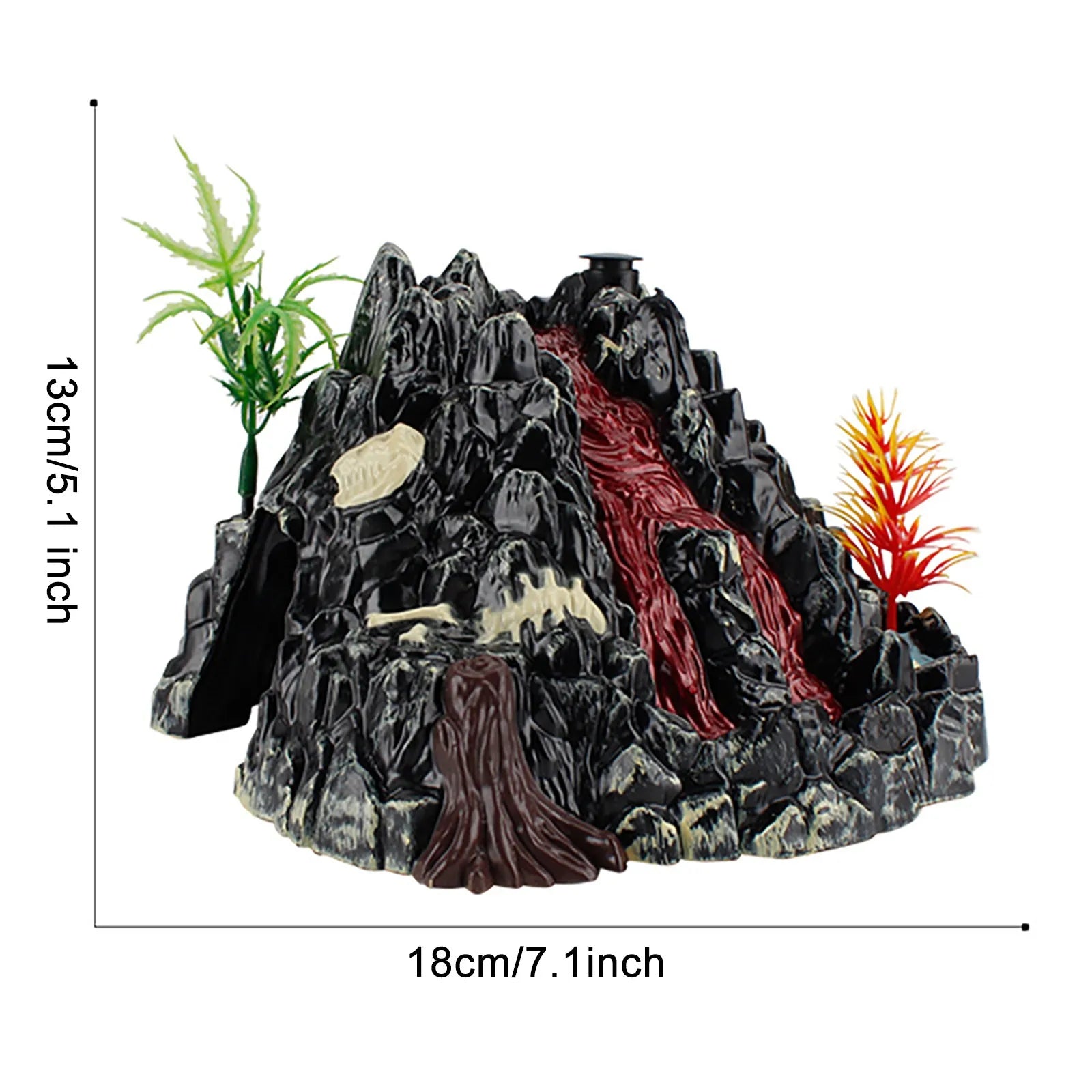 Simulation Volcano Model Spray Light Dinosaur Sound Model Toy Accessories Science Nature Toys Oasis Select as show
