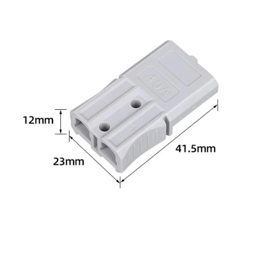 2PCS 40A High-Current Battery Connector Terminal – Forklift & EV Battery Connector Terminal Oasis Select grey