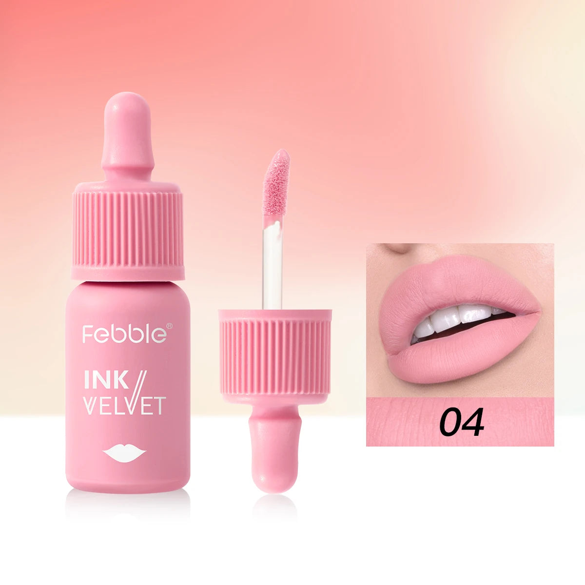 Febble 12-Color Matte Velvet Liquid Lipstick Set | Long-Lasting