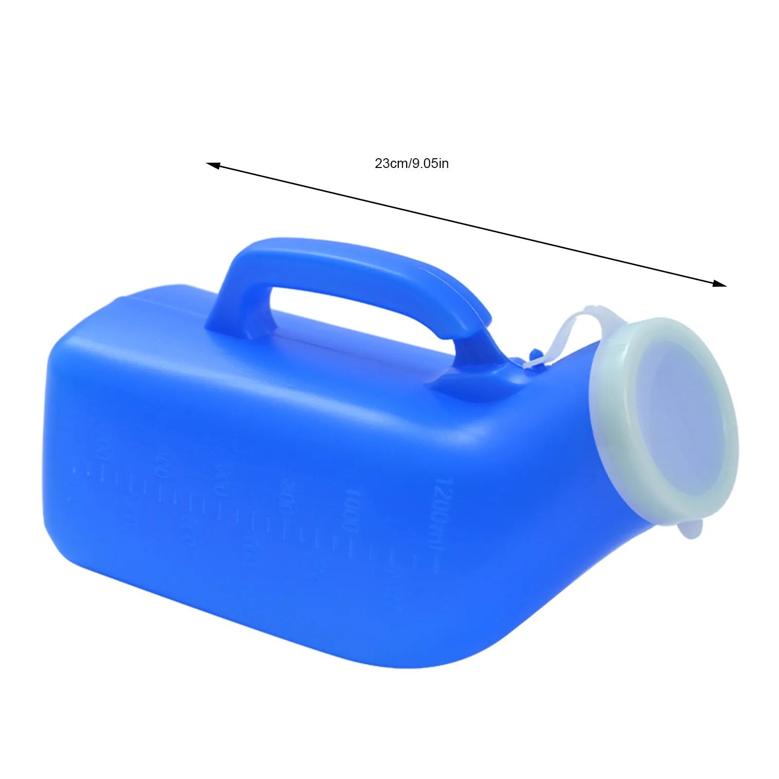 Portable Male Urinal Bottle 1200ml – Car, Camp & Elderly Portable Urinal Bottle Oasis Select