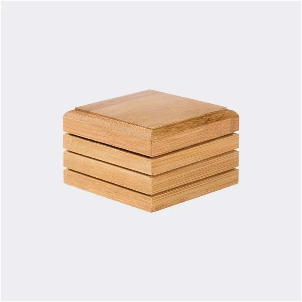Bamboo Soap Box Convenient Lightweight Tray Holder Storage Rack Container Handcraft Bathtub Soap Dish Home Oasis Select