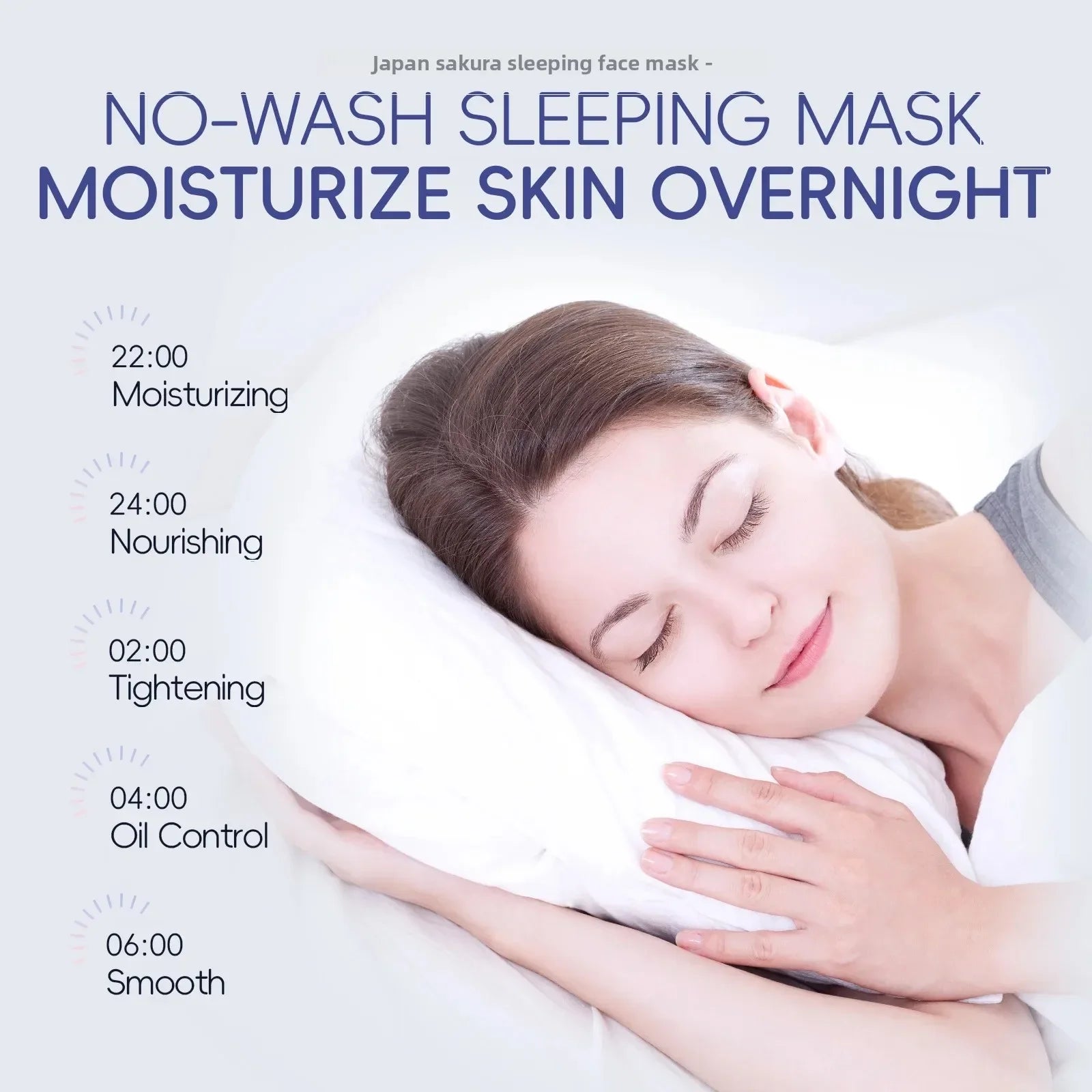 LAIKOU Sakura Overnight Sleeping Mask – Hydrating & Brightening