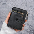 Slim PU Leather Women's Wallet – Zipper Coin Pocket & Card Slots Women's Slim Wallet Oasis Select A1