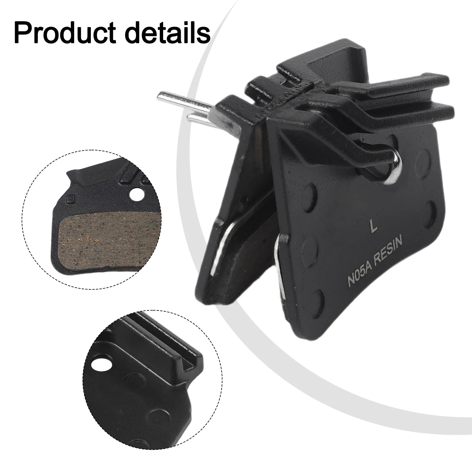 Replacement Disc Brake Pads 4 Pistons Bicycle Accessories For MTB Road Bike N05A Resin Cooling Brake Pad Brand New Oasis Select