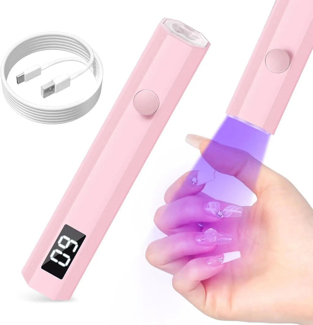 Portable UV LED Nail Lamp 3W – Gel Polish Curing, 2 Timers UV Nail Lamp Oasis Select