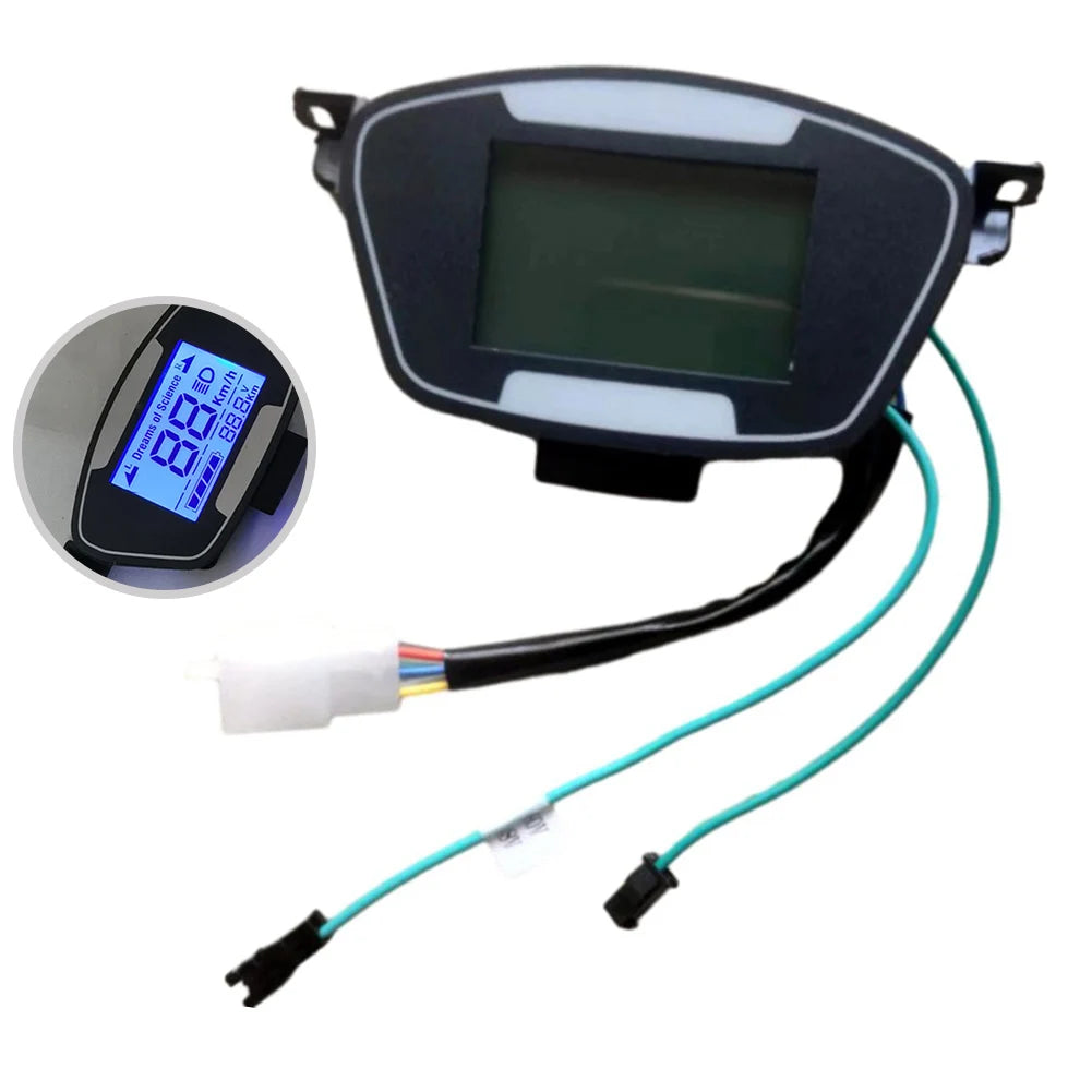 48-72V Ebike Scooter LCD Display Motor Speedmeter Screen For Electric Bike E-Bike Motorcycle Control Panel Display Accessories Oasis Select