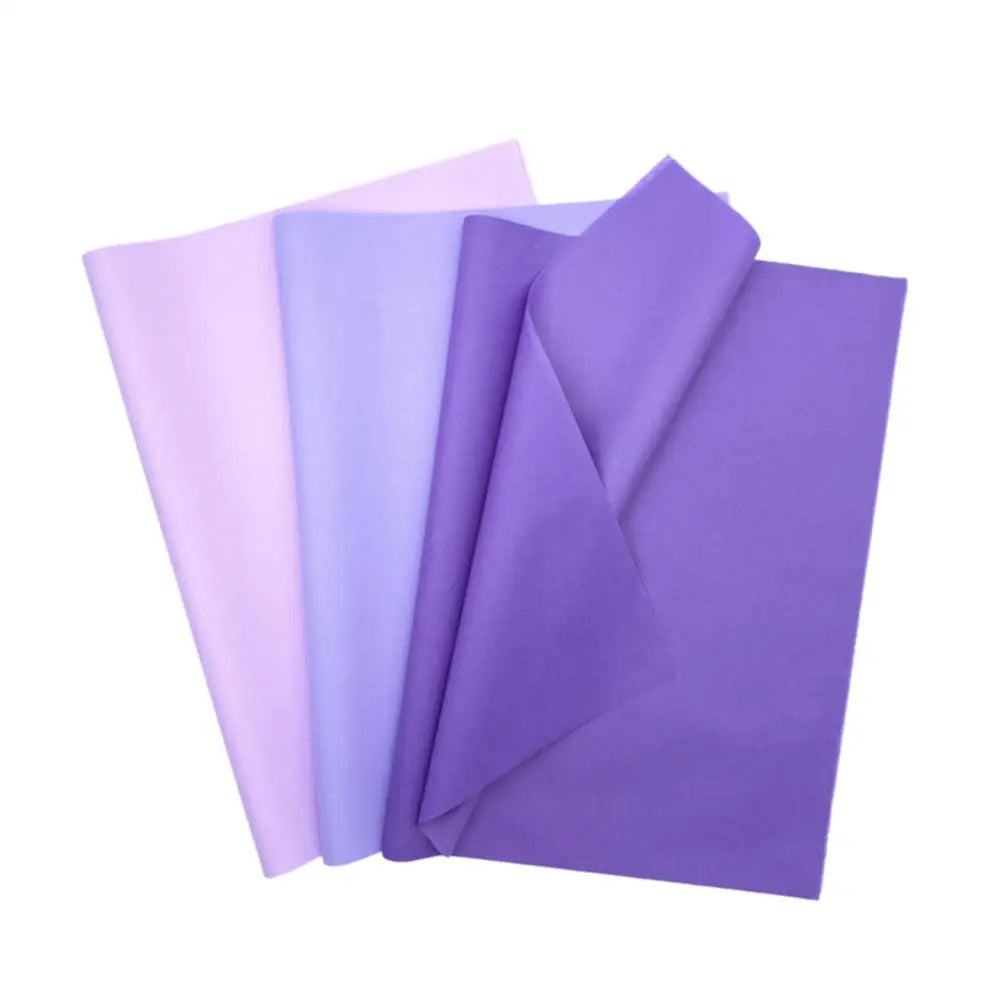 30/50/100 shees of Christmas Lantern Pattern Tissue Paper, 35*50cm Gift Wrapping Paper, Suitable for Christmas Gift Wrapping Oasis Select Purple-30 sheets
