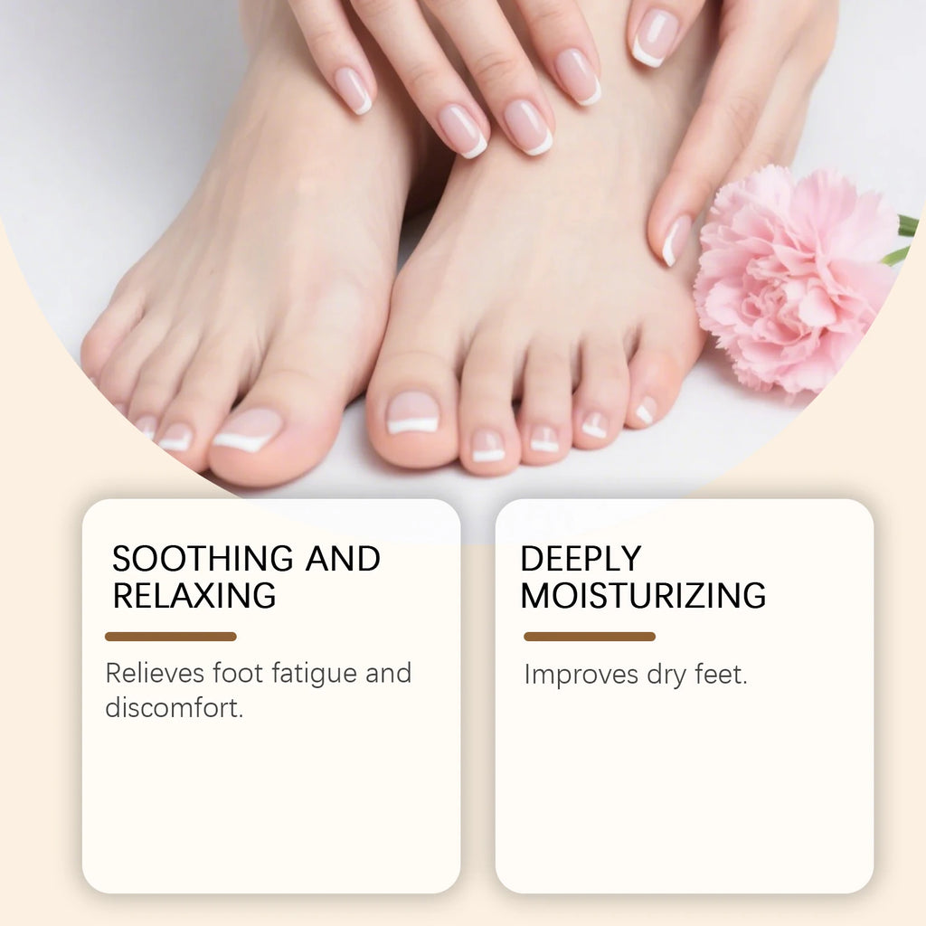 Foot Moisturizing Cream Moisturizing Relaxing Foot Care Nourishing Anti-Cracked Smoothing Softens Cuticles Daily Foot Care Oasis Select