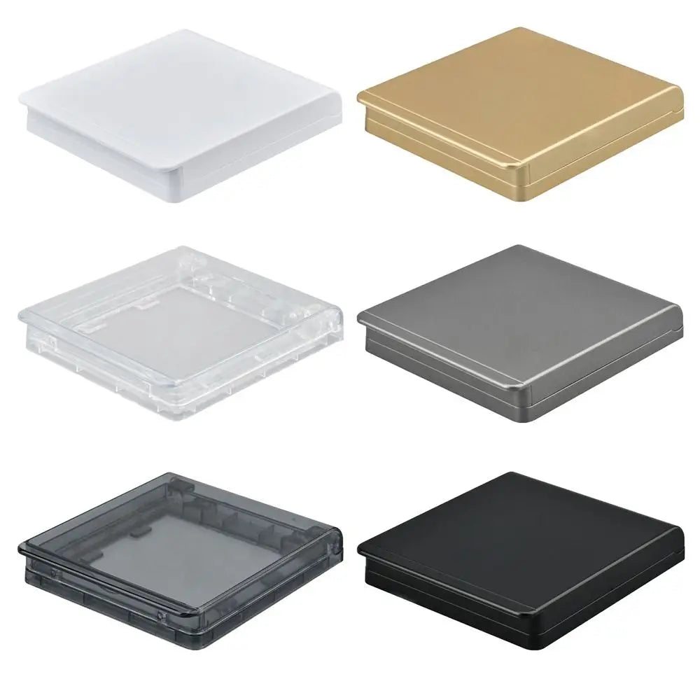 Self-Adhesive Plastic Switch Protective Cover Wall-mounted Socket Waterproof Box Bathroom Protection Socket Electric Plug Cover Oasis Select