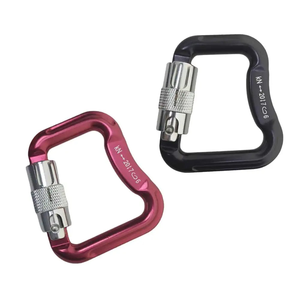 20KN Twisted Lock Paragliding Carabiner Paraglider Parachute Auto Lock Climbing Abseiling Carabiner Clasp Oasis Select