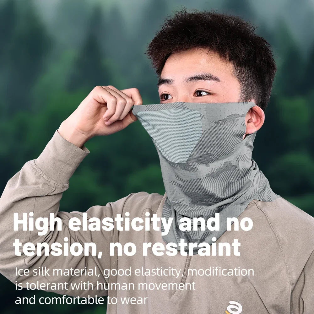 X-TIGER Sunscreen Motorcycle Mask Breathable Quick-Drying Motorcycle Fishing Bicycle Windproof Scarf Summer Face Towel Scarf Oasis Select