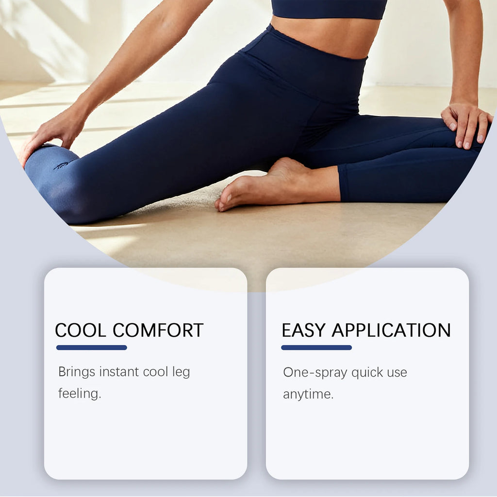Leg Smoothing Spray – 6X Cooling Hesperidin & Menthol Body Cooling Spray Oasis Select