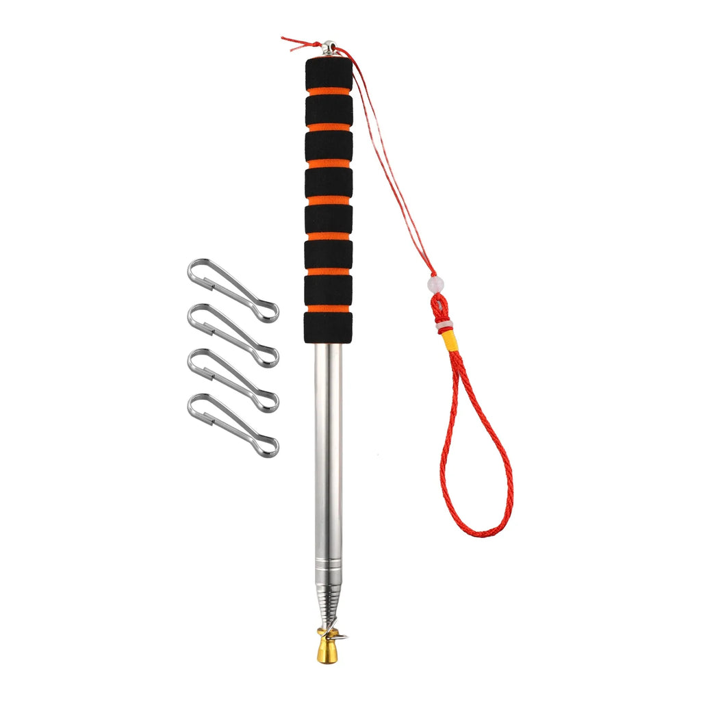 3 Meters Telescopic Handheld Flagpole With 4 Clips Handheld Flag Pole Tour Guide Flagpole Teachers Pointer Telescopic Flag Pole Oasis Select A