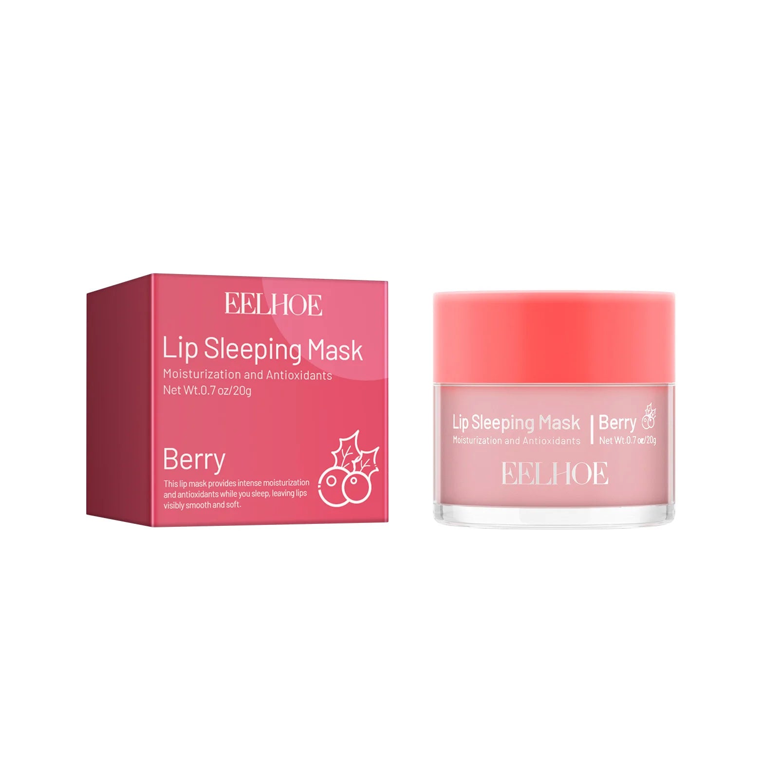 Reduce Lip Wrinkle Line DayNight Repair Lip Balm for Dry Chapped Cracked Dry Lips Moisturizing Hydrating Lip Mask for Women Men Oasis Select Berry
