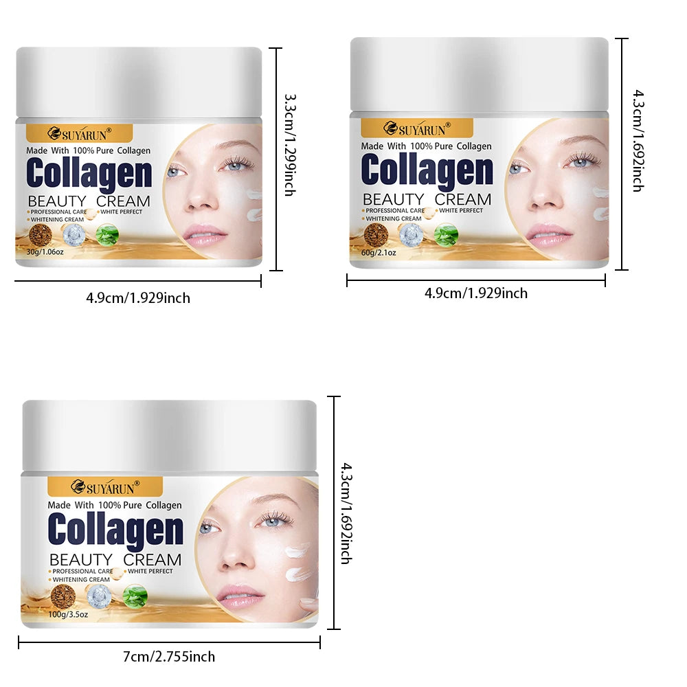 SUYARUN Collagen Face Cream – Firming, Hydrating, All Skin Types Collagen Face Cream Oasis Select