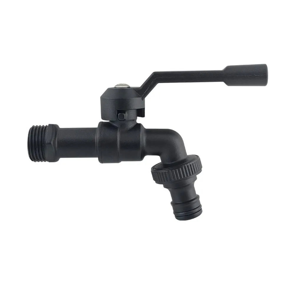 Durable All Copper Tap Water Faucet 4/6/8 Points Garden Irrigation Valve Switch One Into One Out Thread Sink Tap Garden Watering Oasis Select