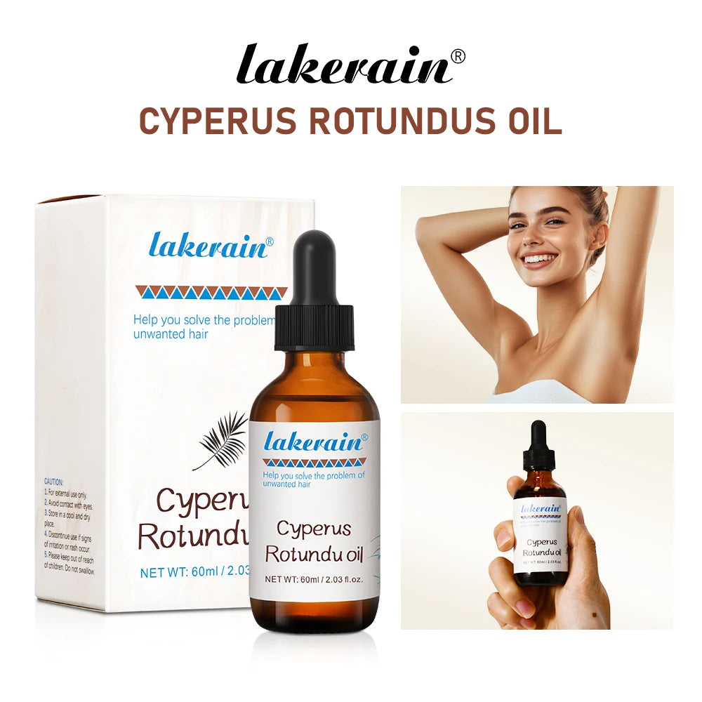 Cyperus Rotundus Oil Inhibit Hair Growth Reducing Redness Armpit Legs Arms Body Deeply Moisturize Nourish Repair Skin Unisex Oasis Select 60ml