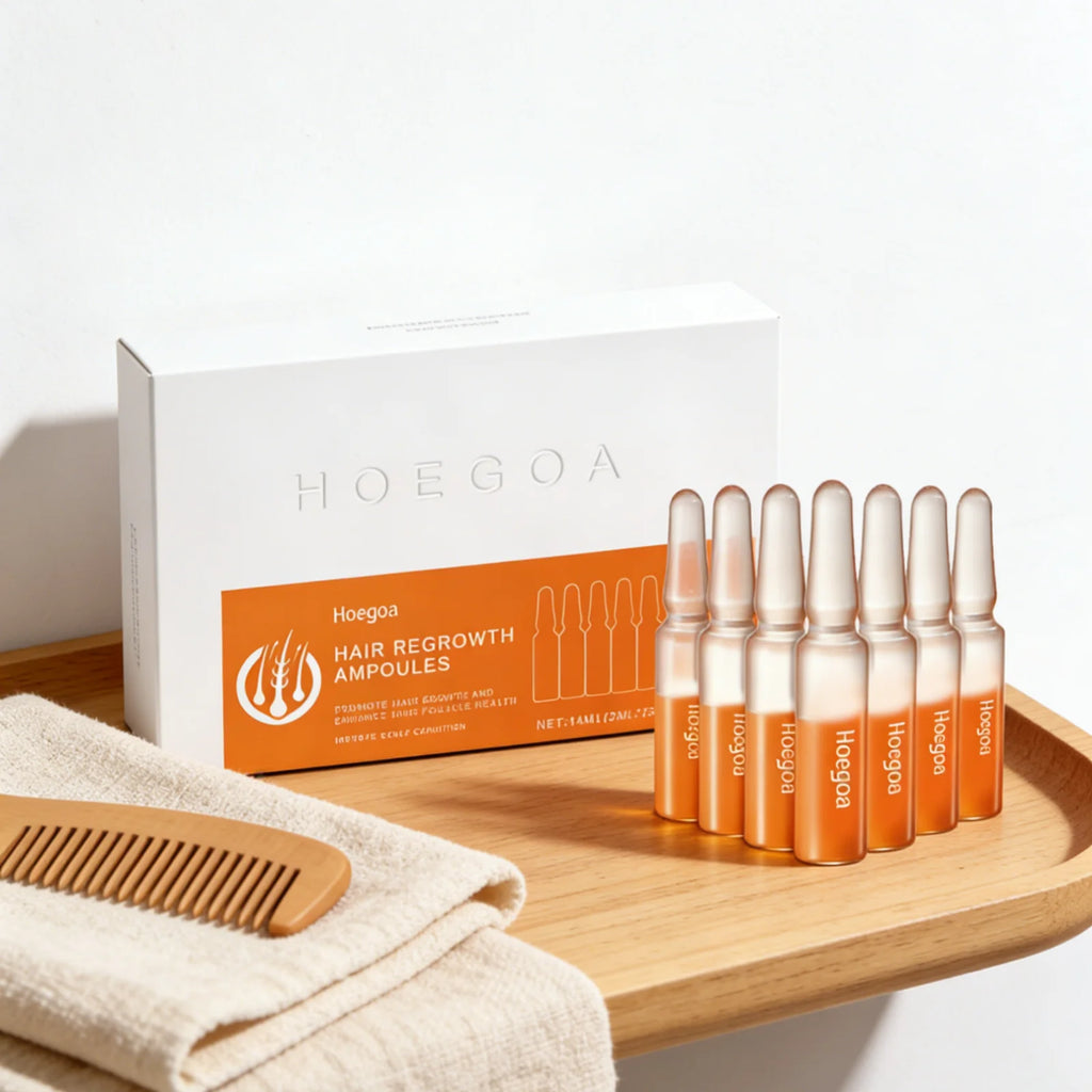 Hoegoa Hair Regrowth Ampoules – Scalp & Anti-Dandruff Treatment Hair Growth Serum Oasis Select
