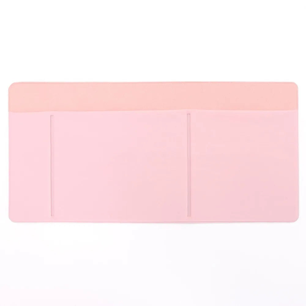 Pouch Holder Elastic Mouse Bag Storage Pouch Adhesive Laptop Back Storage Bag Organizer Holder Notebooks Back Organizer Work Oasis Select Pink
