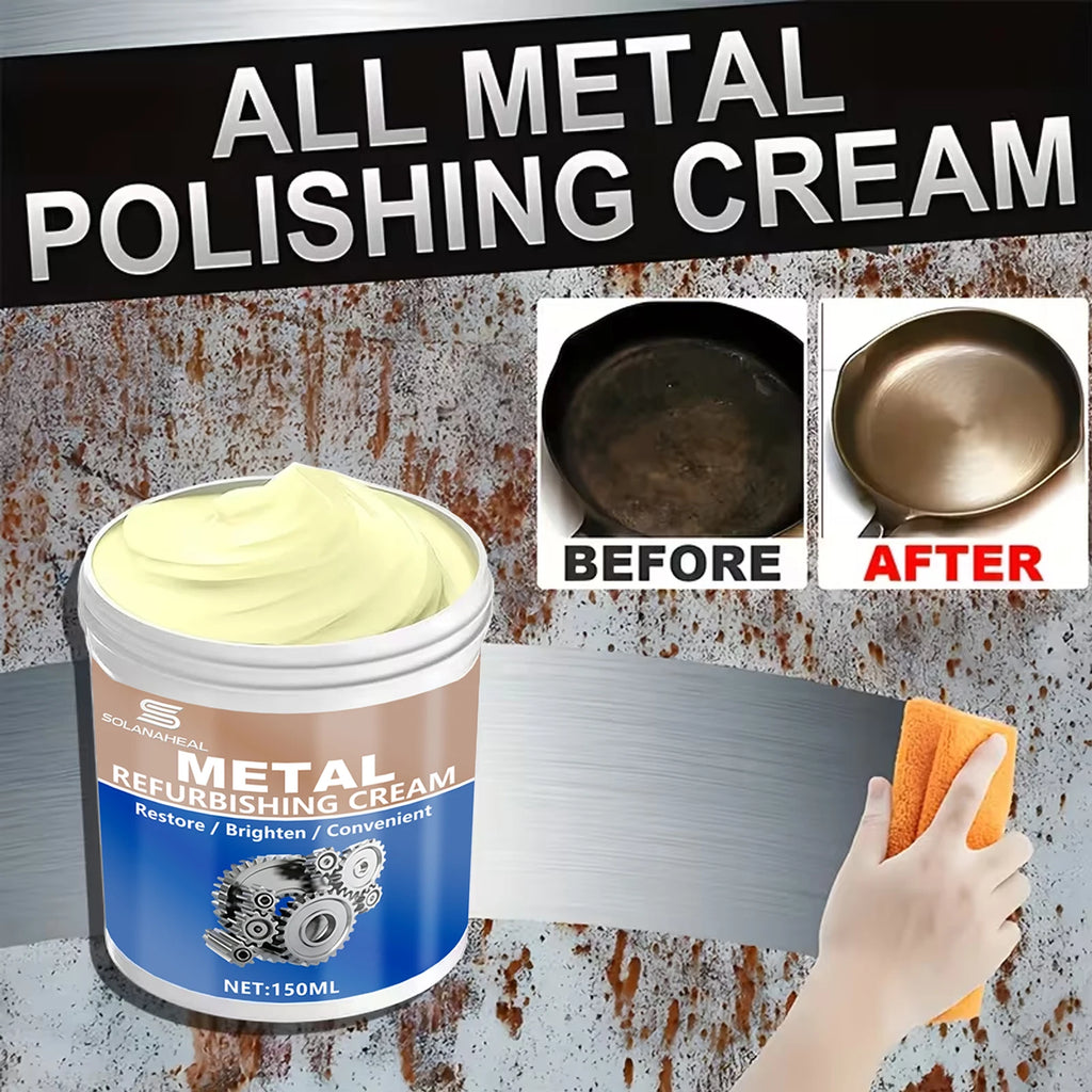 Professional Metal Polishing Paste Multi-Purpose Repair Cream Chrome Polishing Automotive Use Metal Care Oasis Select